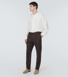 Manolo Blahnik Truro suede loafers