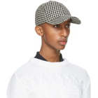 Thom Browne Black and White Classic Six Panel Cap