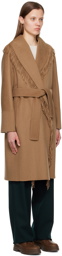 S Max Mara Tan Amitie Coat