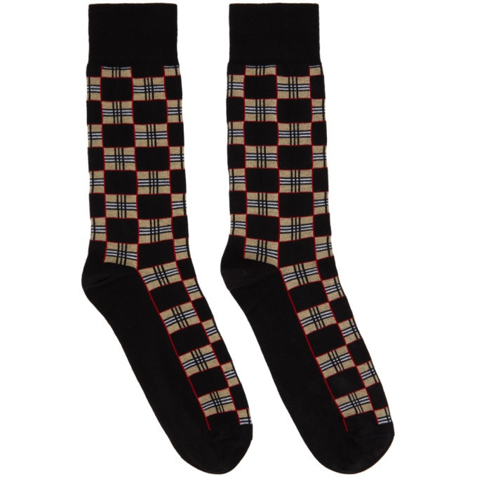 Photo: Burberry Black Check Gentleman Socks