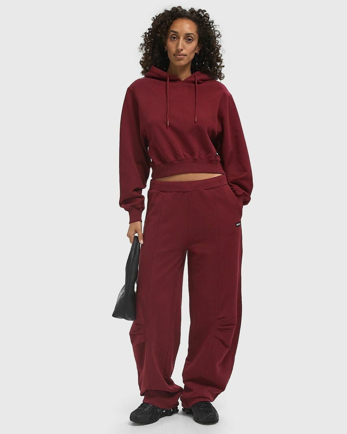 ROTATE Birger Christensen TERRY BACK SWEATPANTS Red Women