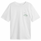 Calvin Klein Men's Heritage Crest Cotton Poplin T-Shirt in White