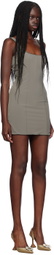 Paris Georgia Gray Zig Zag Minidress