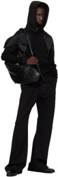 CARNET-ARCHIVE Black Paneled Hoodie