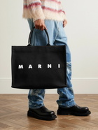 Marni - Logo-Print Canvas Tote Bag