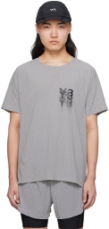Y-3 Gray Printed T-Shirt