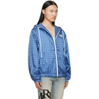 AMIRI Blue MA Quad Windbreaker Jacket