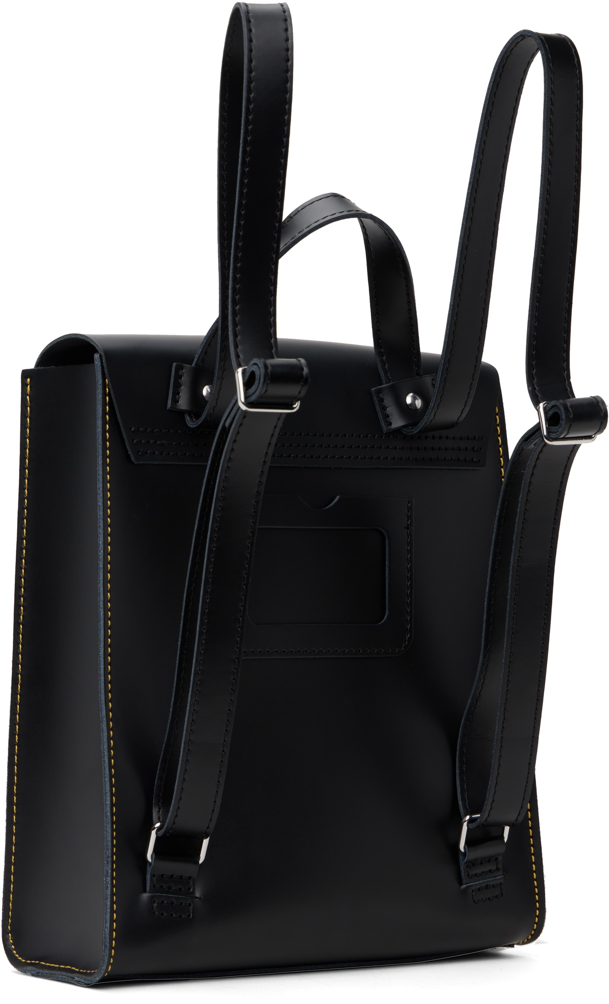 Dr. Martens Black Leather Mini Backpack