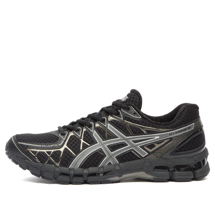 Photo: Asics Gel-Kayano 20 Sneakers in Black/Clay Grey