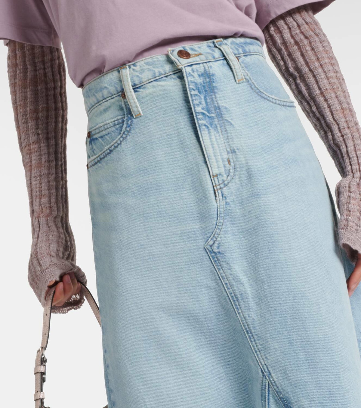 Frame Dorothy denim maxi skirt Frame Denim