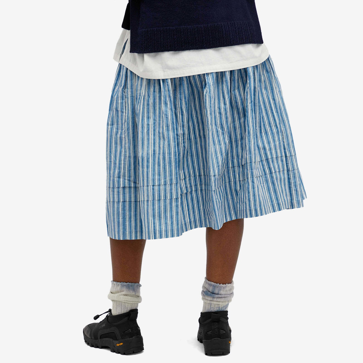 Story mfg. Women's Juniper Skirt in Broadsrairstripe