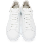 Alexander McQueen White and Black Oversized Sneakers