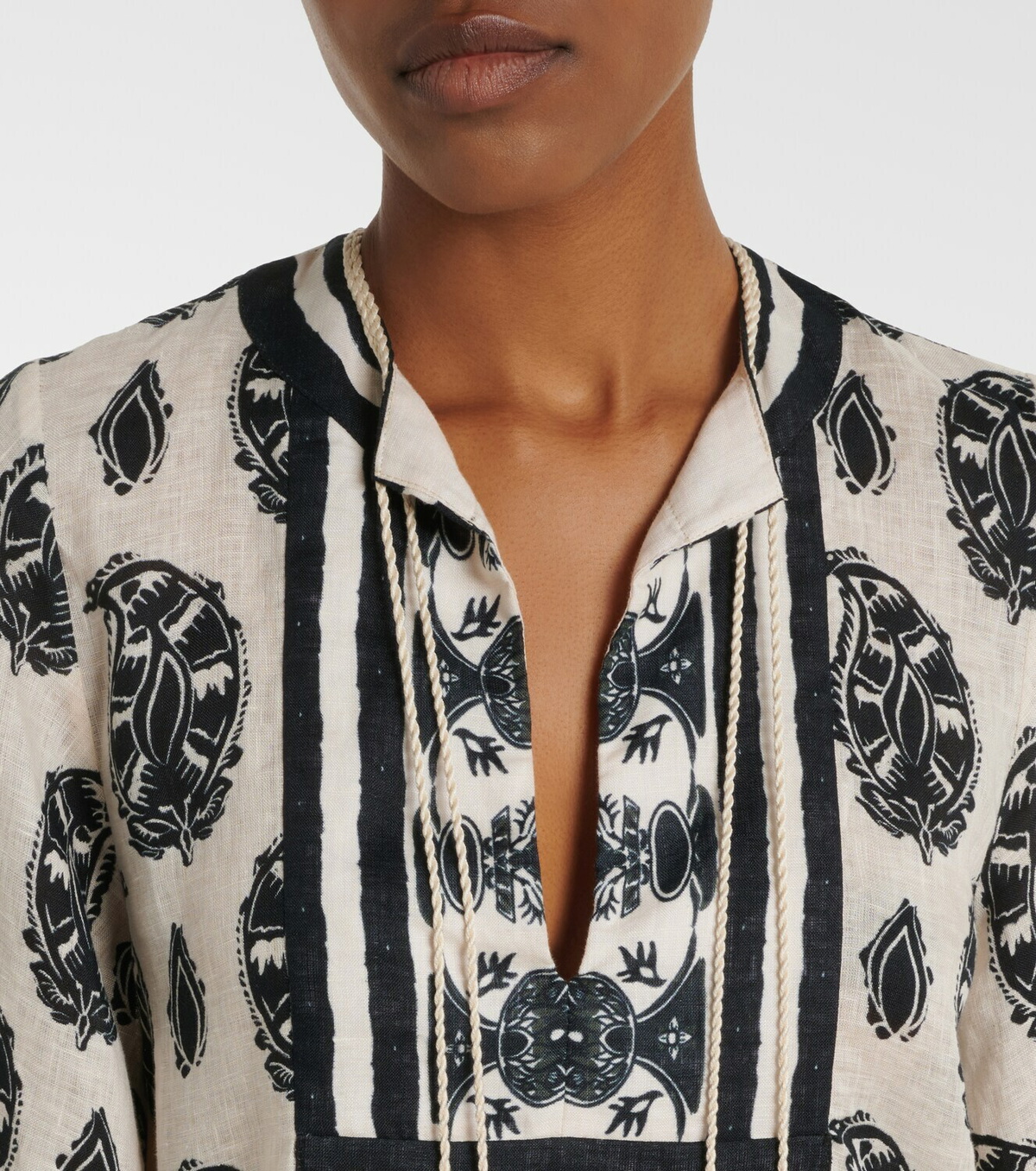 Johanna Ortiz Printed linen kaftan