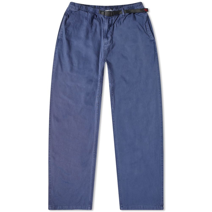 Photo: Gramicci Men's Overdyed G Pant in Navy Blue Pigment