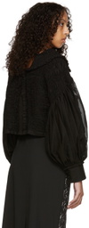 Tricot Comme des Garçons Black Cotton Jacket