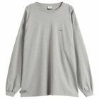 WTAPS Men's Spec Long Sleeve T-Shirt in Ash Gray