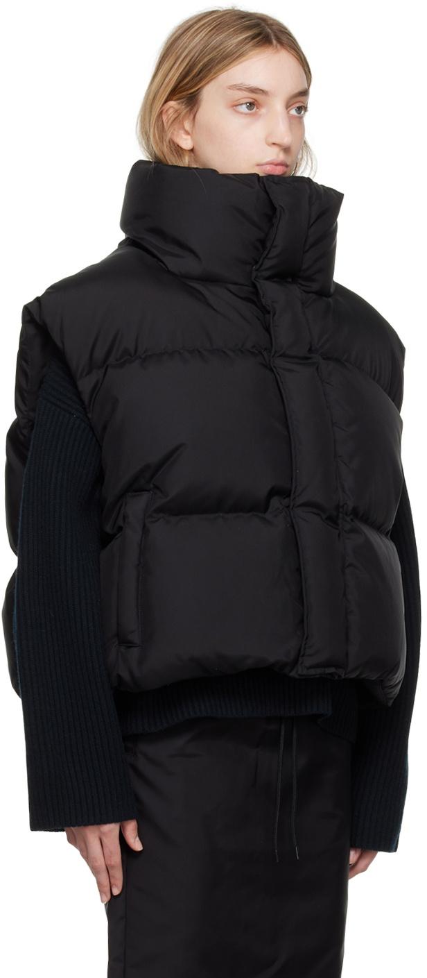 WARDROBE.NYC Black Puffer Down Vest WARDROBE.NYC