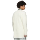 Dunhill Off-White Chunky Wrap Cardigan