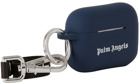 Palm Angels Blue Classic Logo AirPods Pro Case