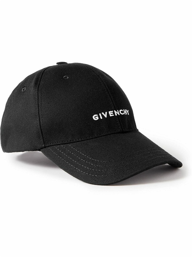 Photo: Givenchy - Logo-Embroidered Cotton-Blend Baseball Cap