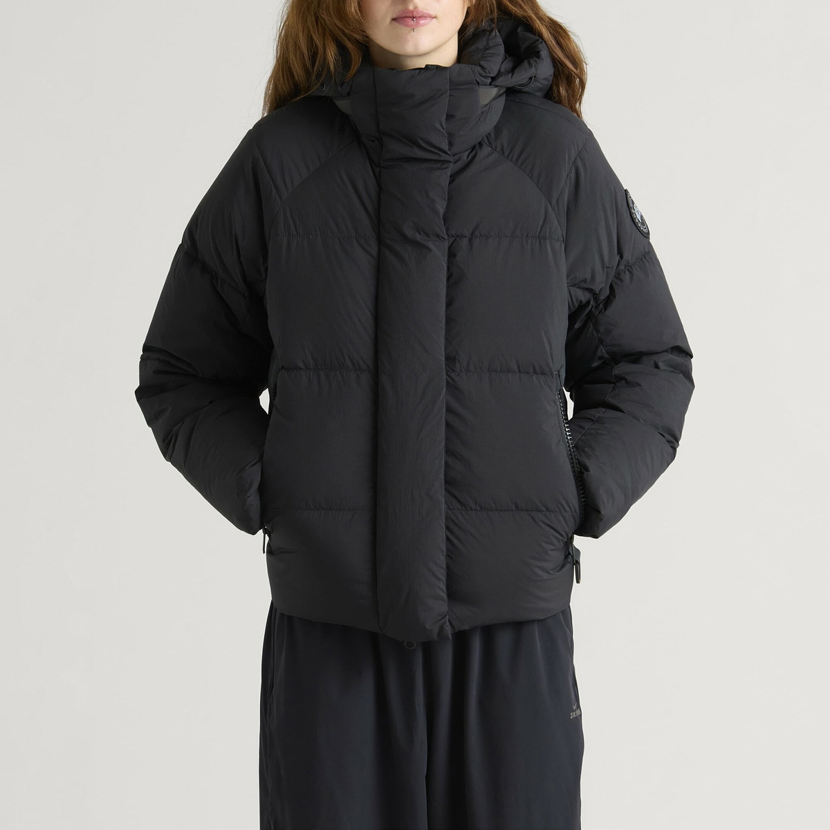 Canada Goose Women's Junction Parka Jacket in Black