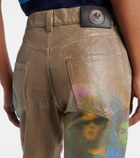 Versace Printed straight jeans