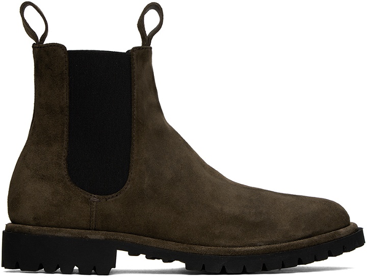 Photo: Officine Creative Brown Spectacular 010 Chelsea Boots