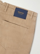 Incotex - Incotex Blue Division Straight-Leg Pleated Cotton and Cashmere-Blend Twill Trousers - Neutrals