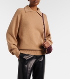 Khaite Jackson wool and cashmere polo sweater
