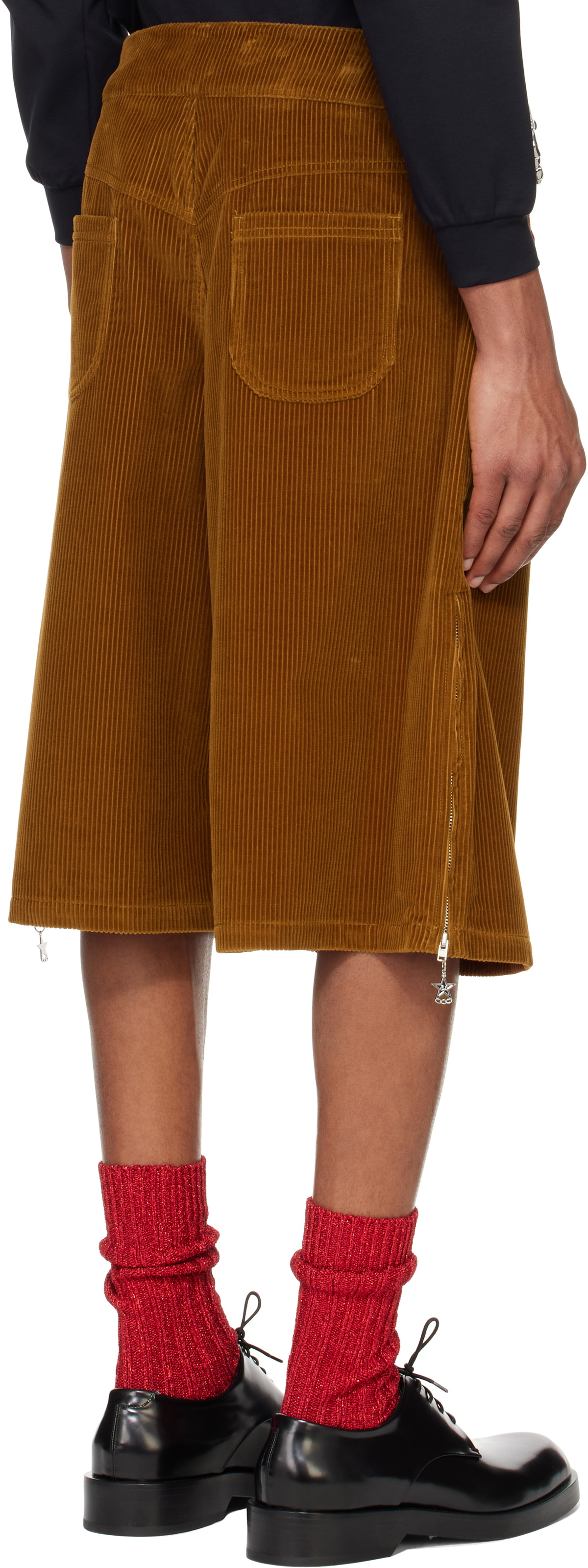 Chopova Lowena Tan Biggity Shorts