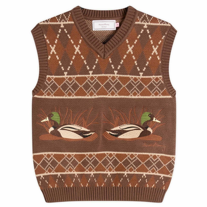 Photo: House Of Sunny Women's Duck Knit Vest in Tobacco