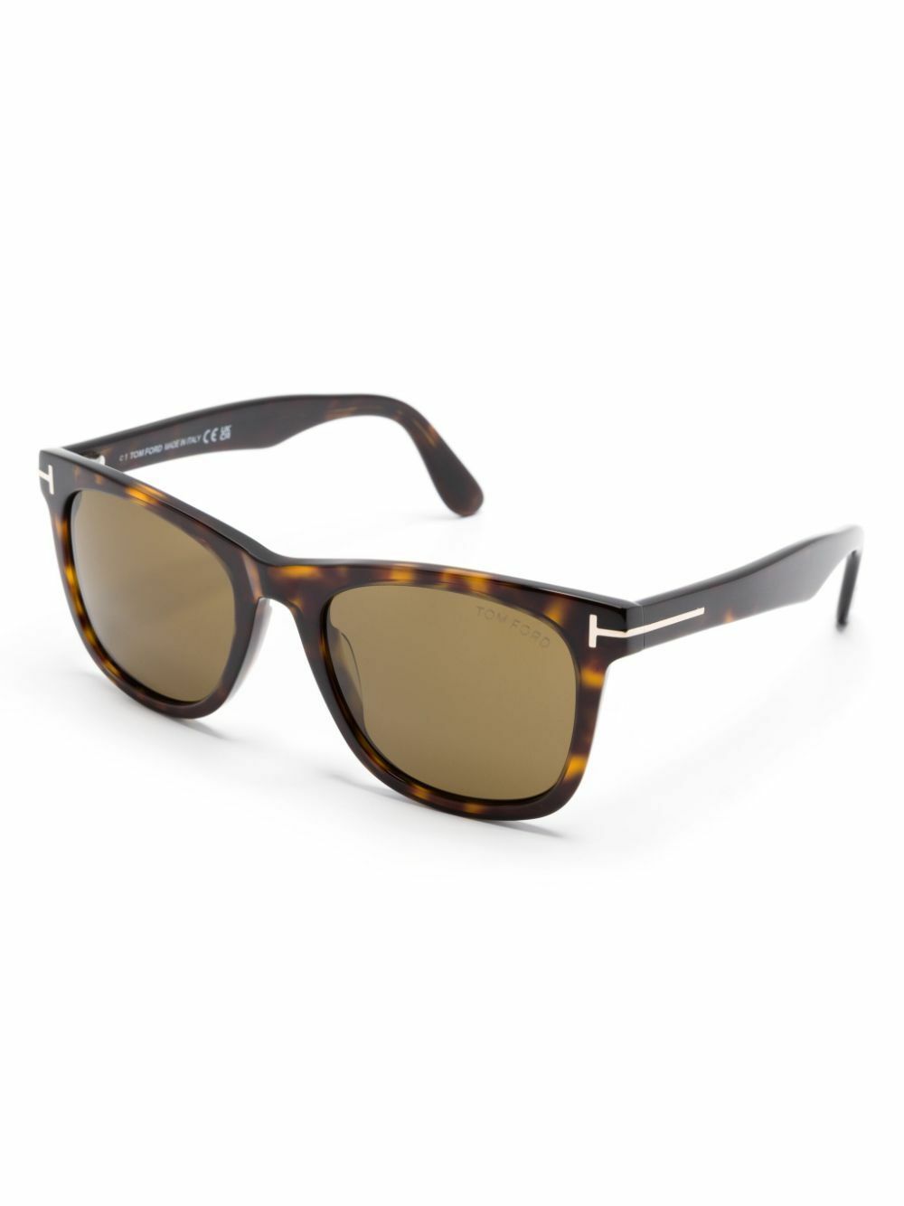TOM FORD Eyewear Brown Kevyn Square-Frame Sunglasses
