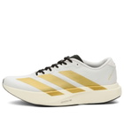 Adidas Running Men's adidas Adizero Adios Evo Sl Woven Sneaker in Ftwr White/Matte Gold/Core Black