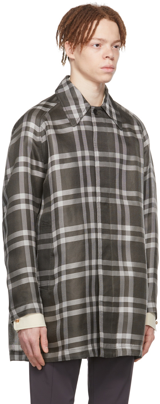 Cornerstone Brown Mulberry Silk Coat