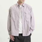 FrizmWORKS Men's 1920s Oxford Work Shirt in Brown
