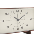 Newgate Clocks Wideboy Mantel Alarm Clock in Mocha Brown 