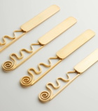 L'Objet Spirale set of 4 stainless steel spreaders