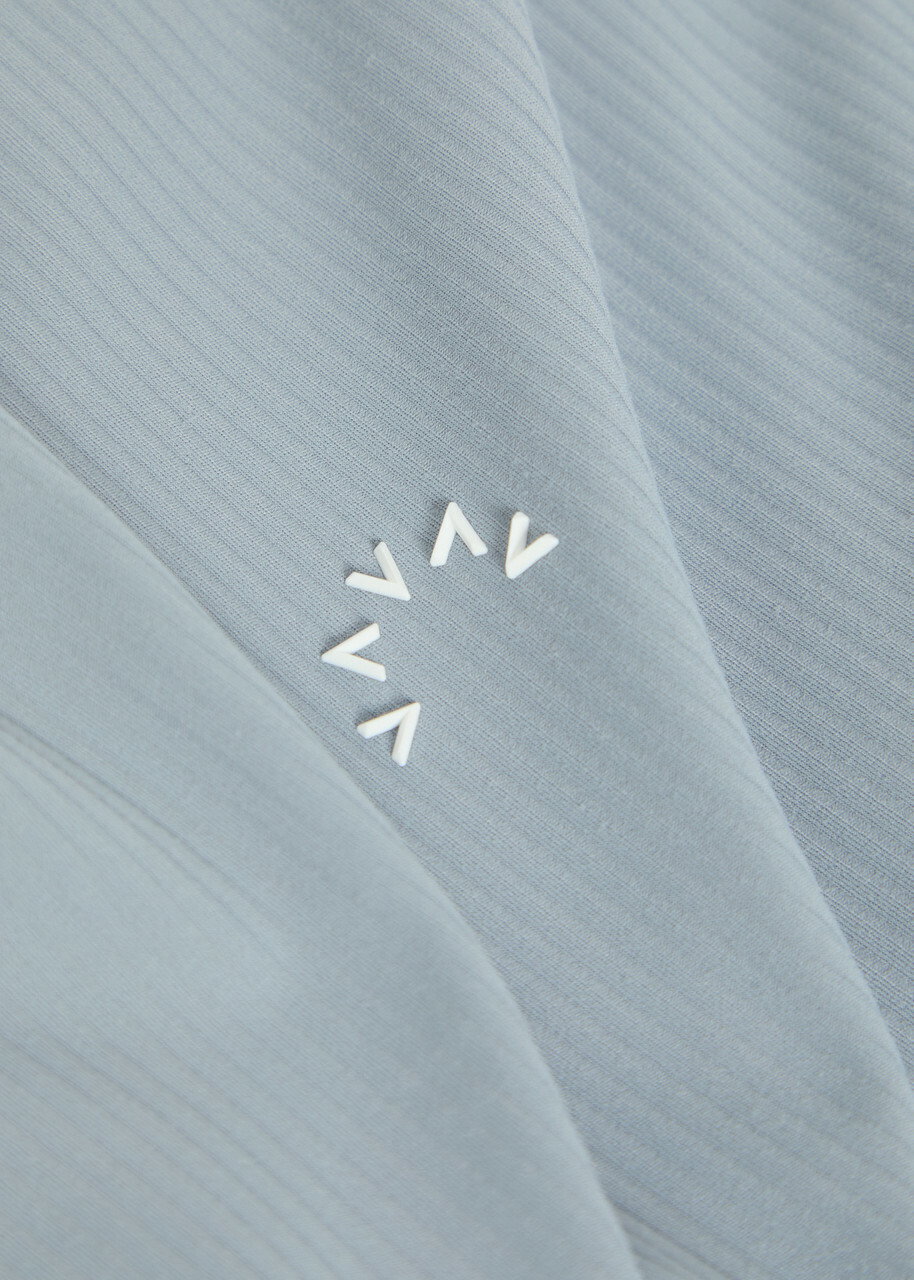Varley Chia V-neck Stretch-jersey Tank top Grey