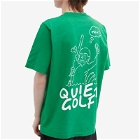 Quiet Golf Men's Sinker Logo T-Shirt in Kelly