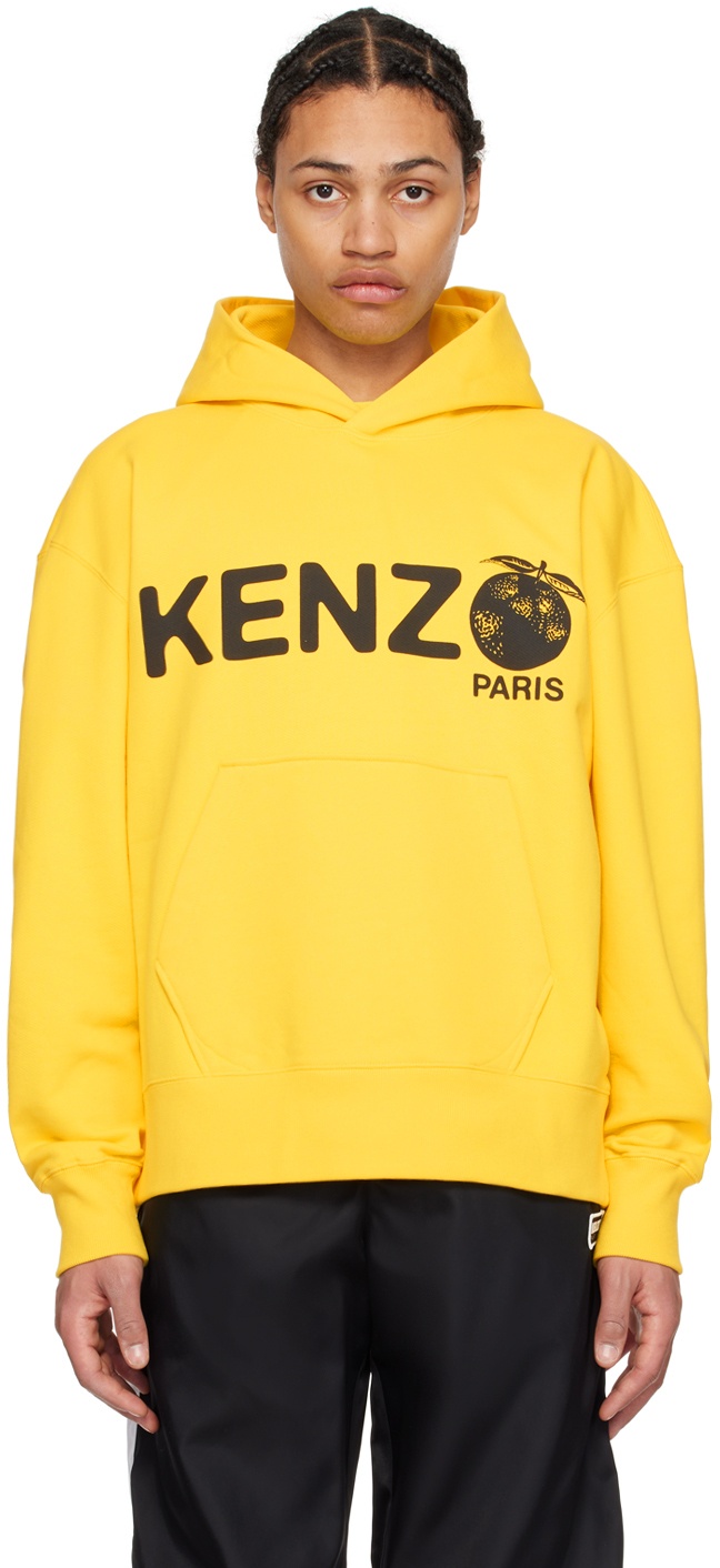 Photo: Kenzo Yellow Kenzo Paris Orange Hoodie