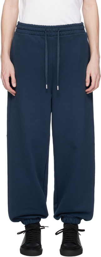 Photo: ADER error Navy Sig; TRS Tag 01 Sweatpants