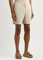 Paige Lee Cotton-blend Terry Shorts Cream