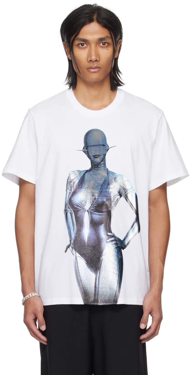 Photo: Stella McCartney White Sexy Robot T-Shirt