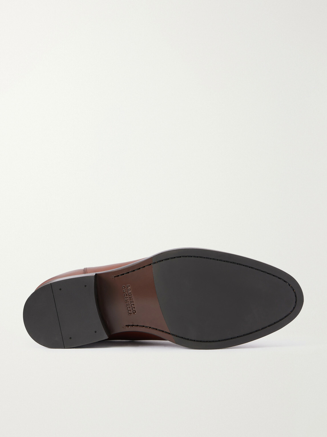 Brunello Cucinelli - Beatles Leather Chelsea Boots - Brown