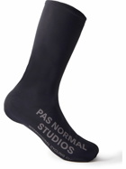 Pas Normal Studios - Logo-Print Stretch-Jersey Overshoes - Black