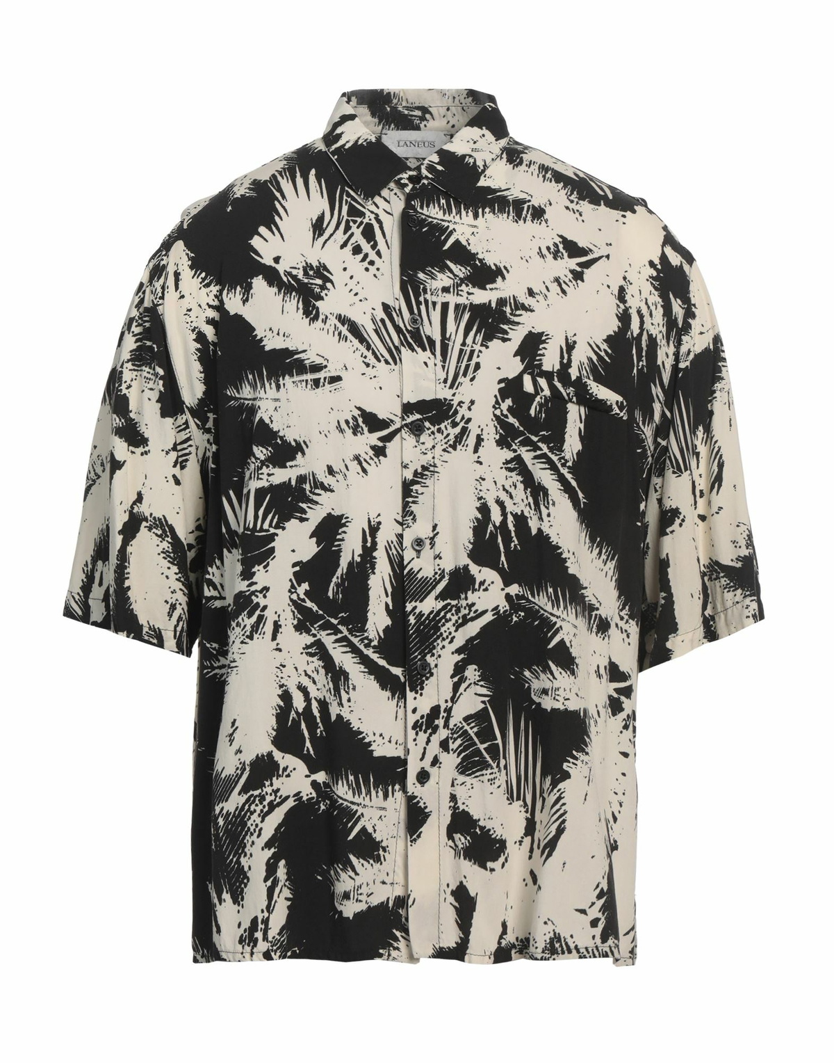 Laneus Mens Shirt in Black