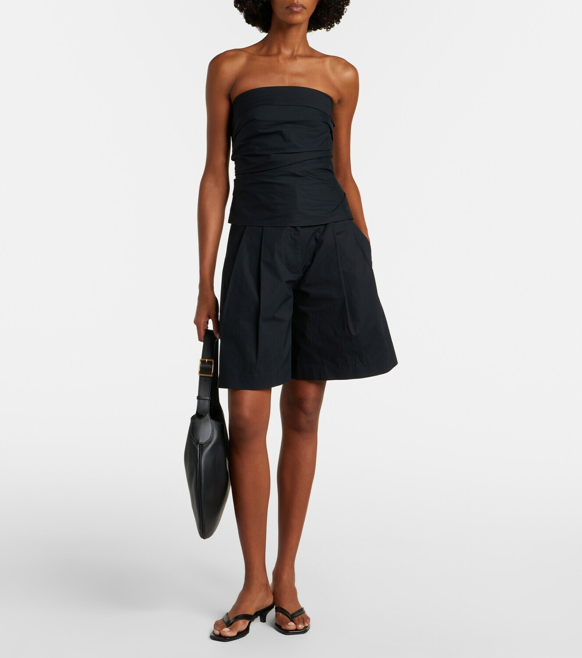 Proenza Schouler White Label Maisy cotton-blend tube top
