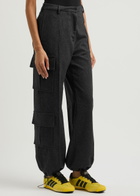 Wales Bonner Reverb Wool-blend Cargo Trousers Grey