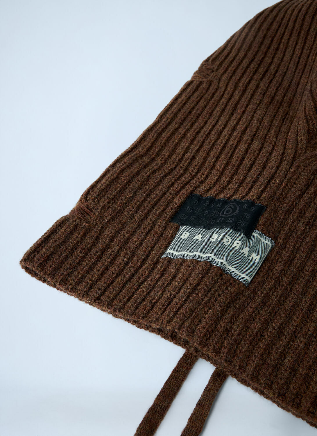 MM6 Maison Margiela Logo Motif Knitted Balaclava