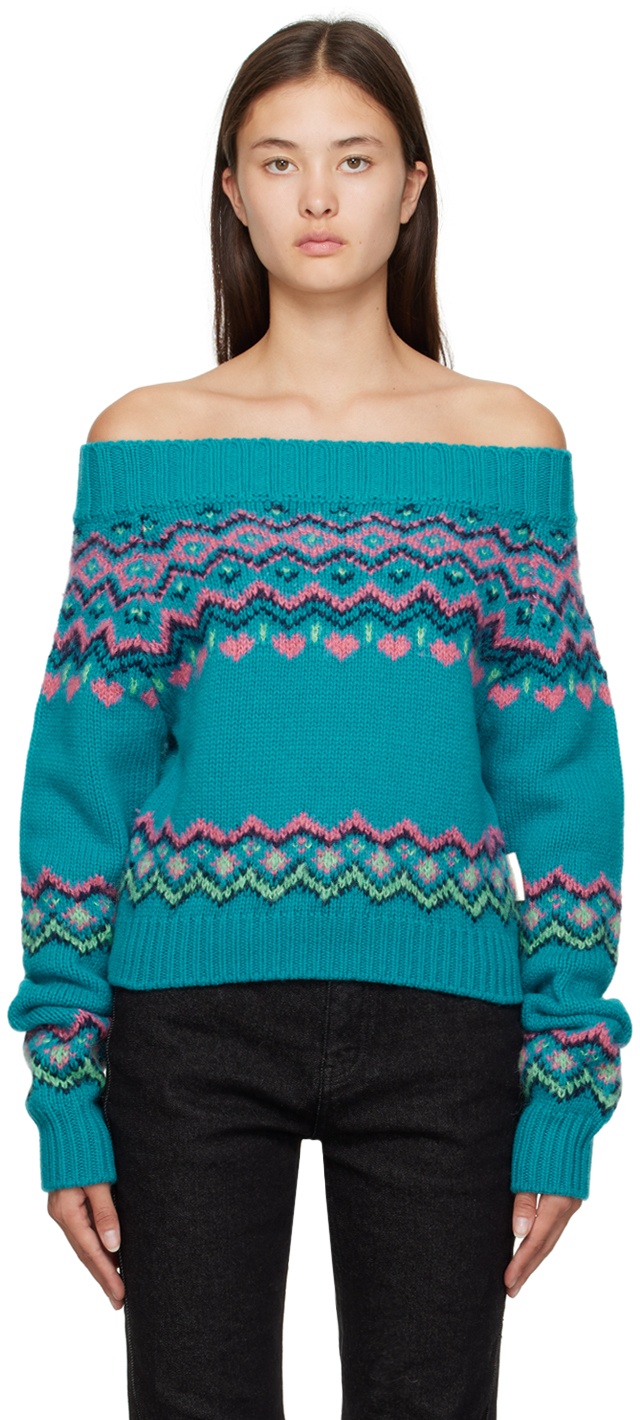 Andersson Bell Blue Tako Nordic Sweater Andersson Bell